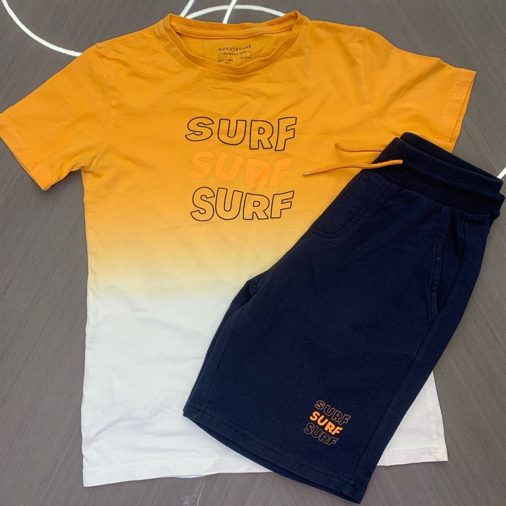 Mini Shorts Set For Boys by Nukutavake